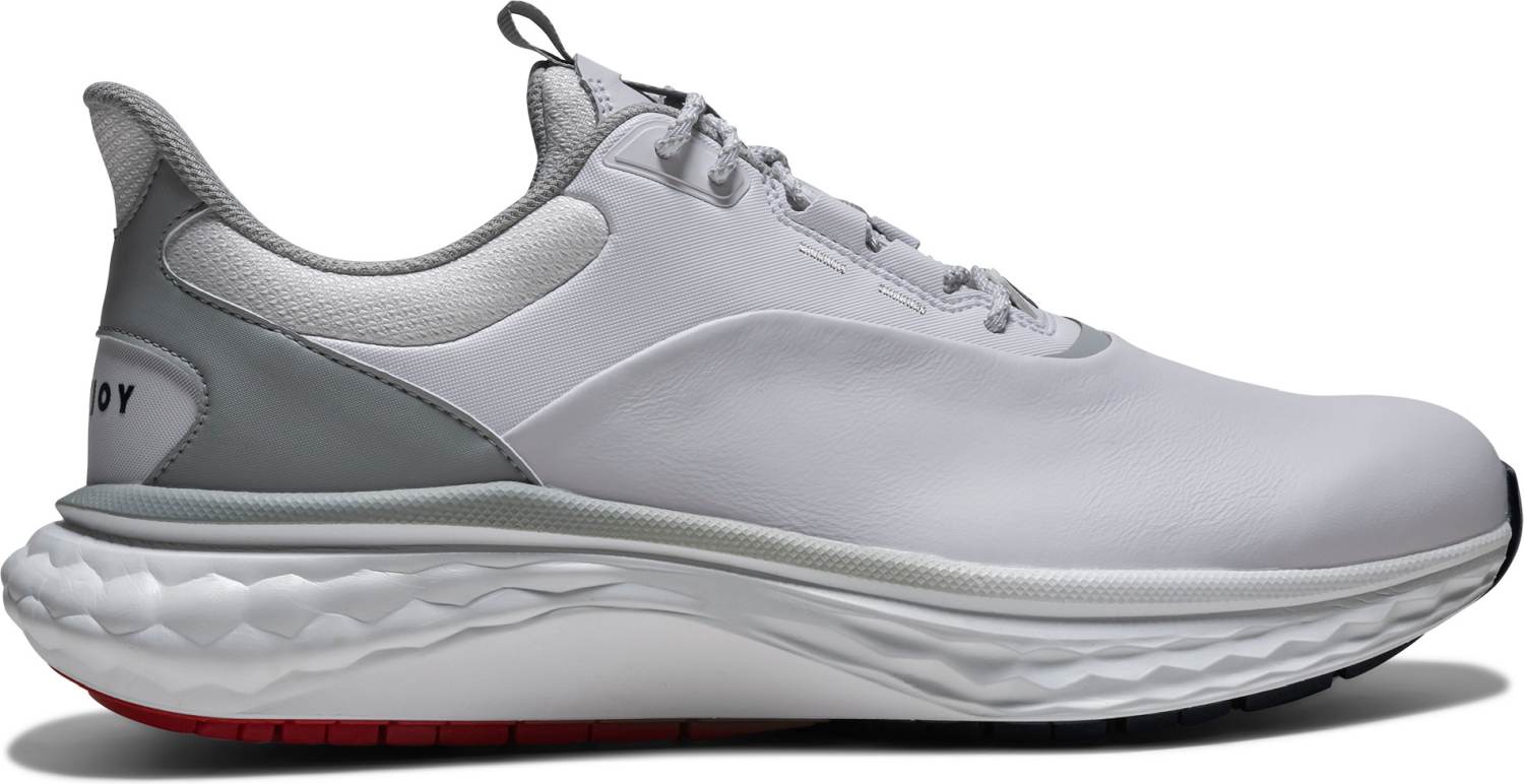 Quantum (2026) Vandtætte Herre Golfsko Uden Spikes White White Grey Str. 43 Normal fra Footjoy