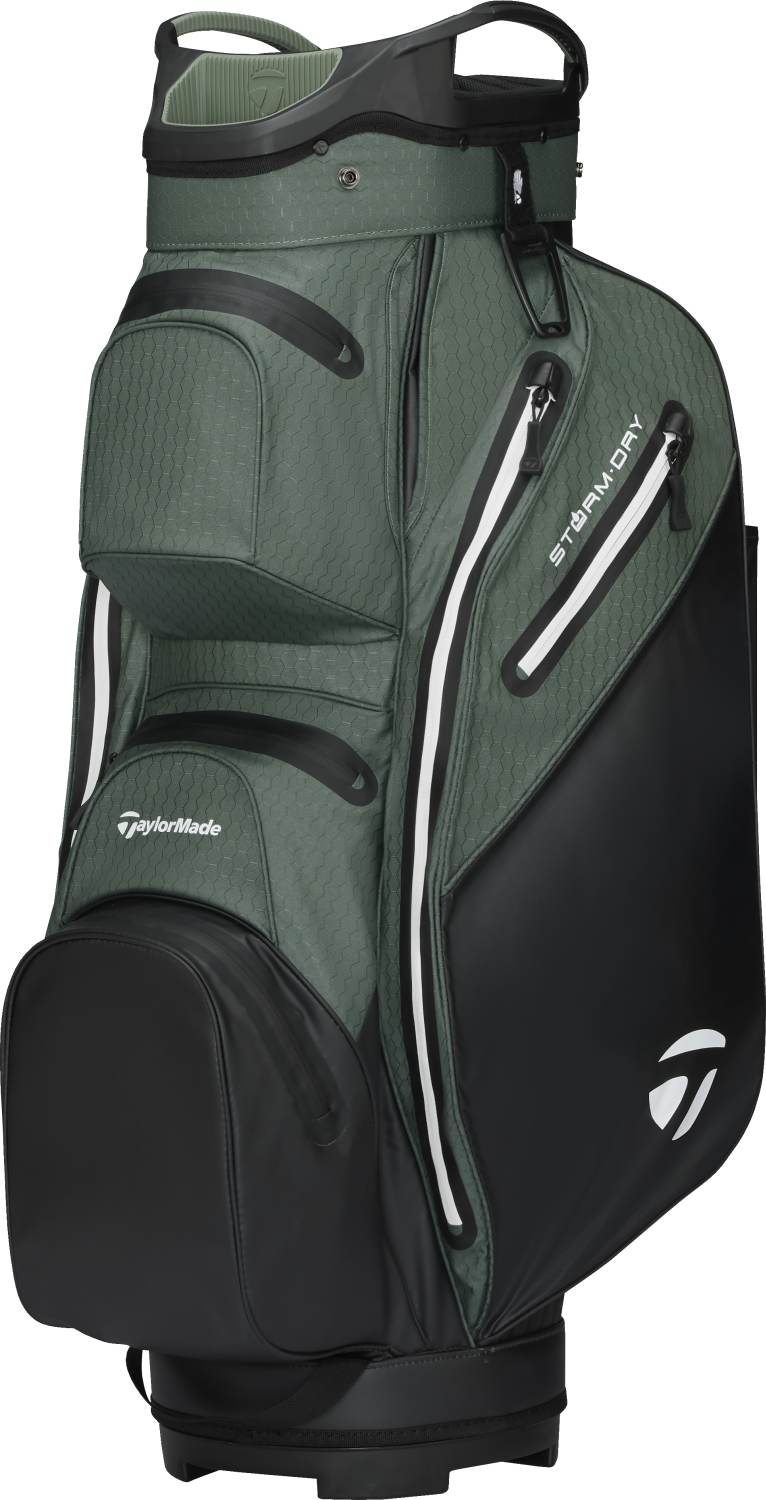 Storm Dry Vandtæt Vognbag Black Dark Sage fra Taylormade