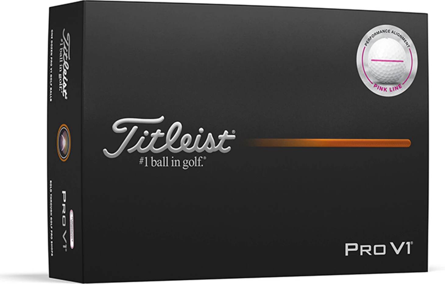 Pro V1 Performance Alignment (2025) Golfbolde Pink fra Titleist