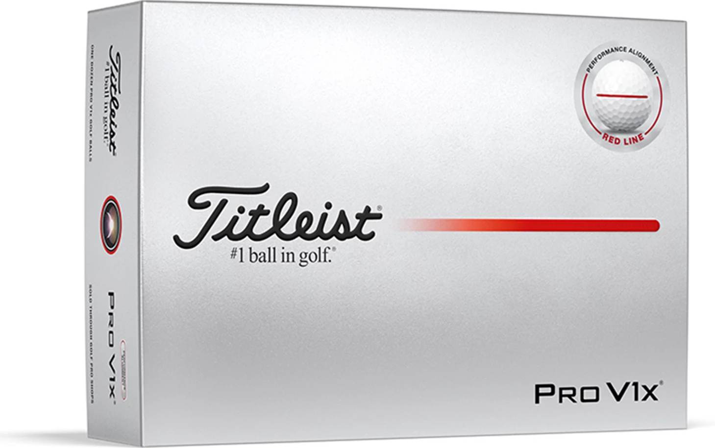 Pro V1x Performance Alignment (2025) Golfbolde   Red fra Titleist