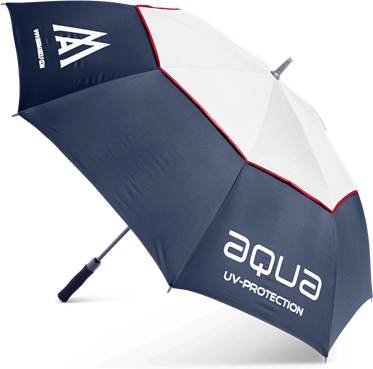 Uv Paraply Navy Red White fra Big Max