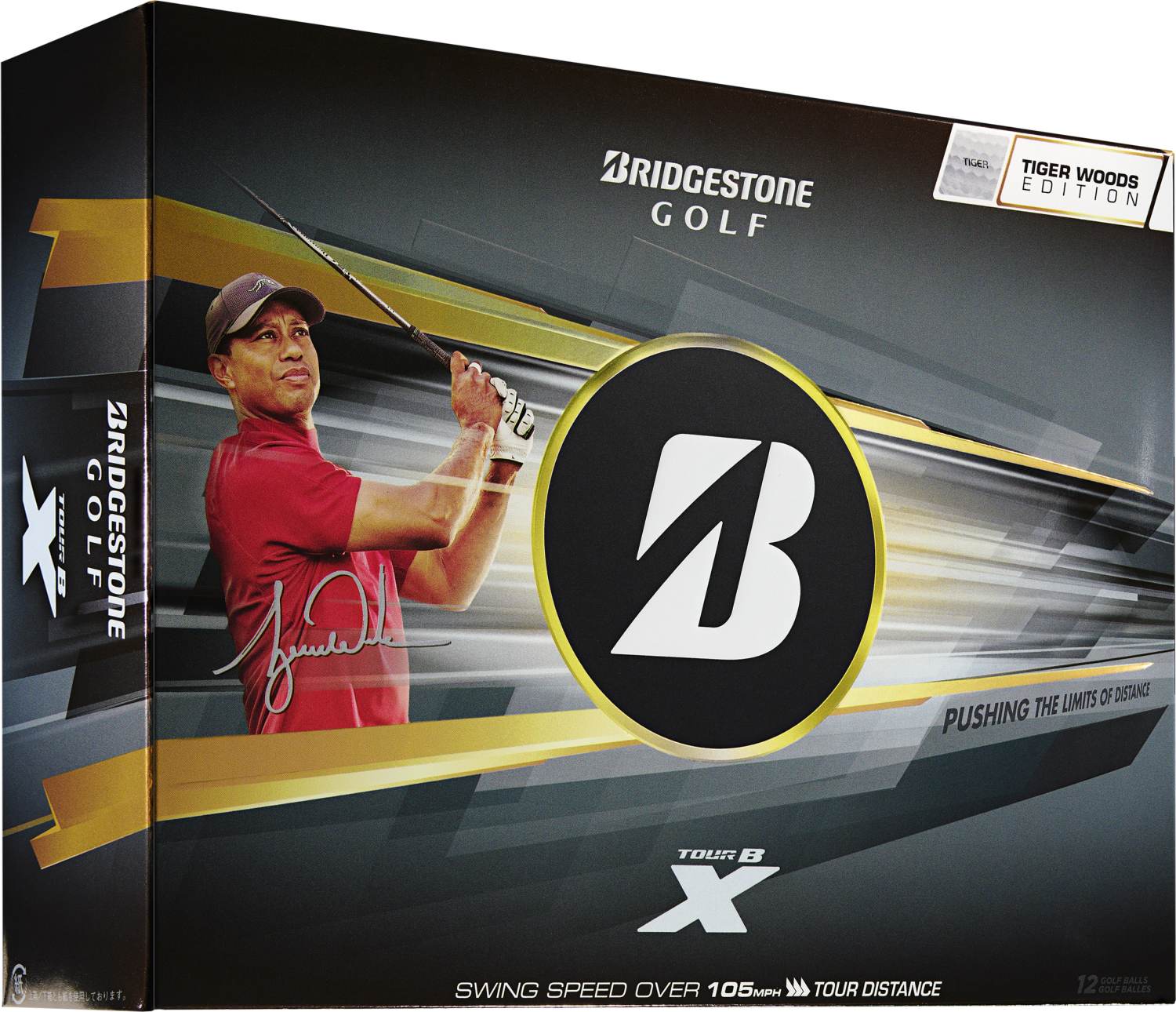 Tour B X Tiger Golfbolde White fra Bridgestone