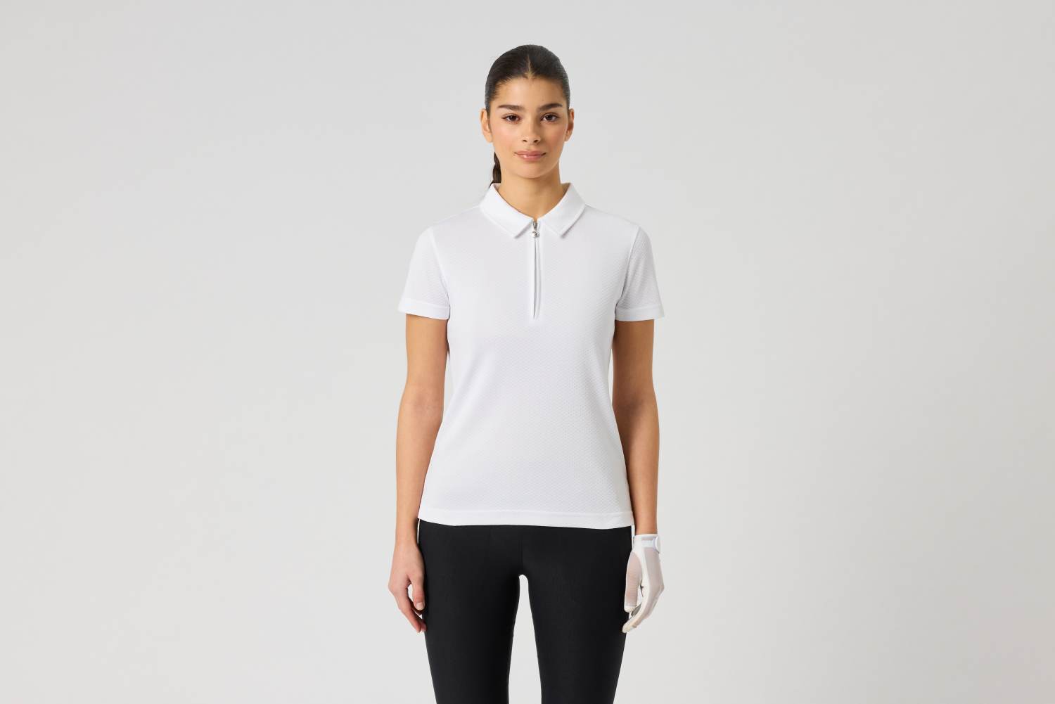 Peoria Dame Poloshirt Hvid Str. L fra Daily Sports