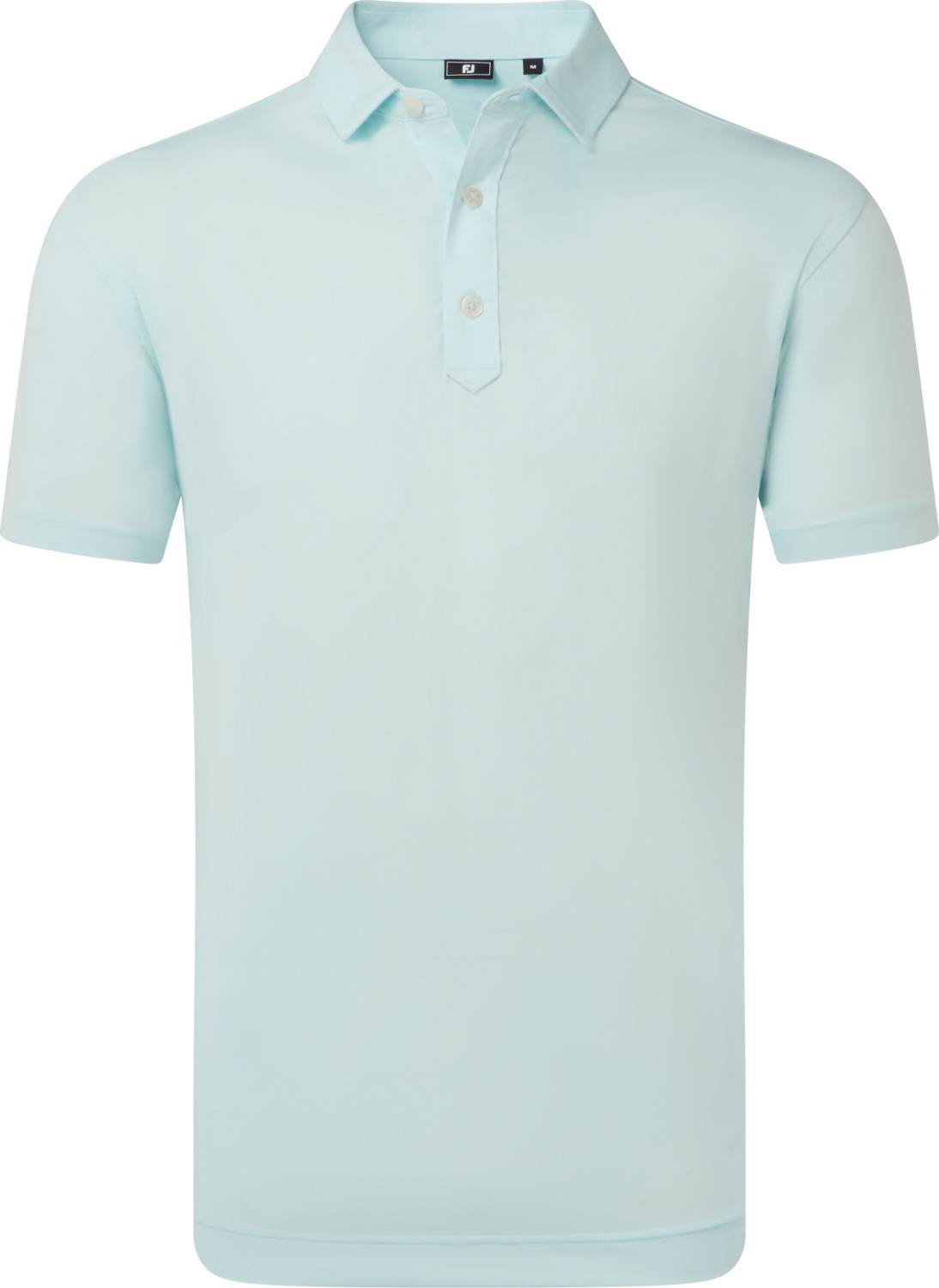 Lisle Solid Herre Poloshirt Ice Blue Str. L fra Footjoy