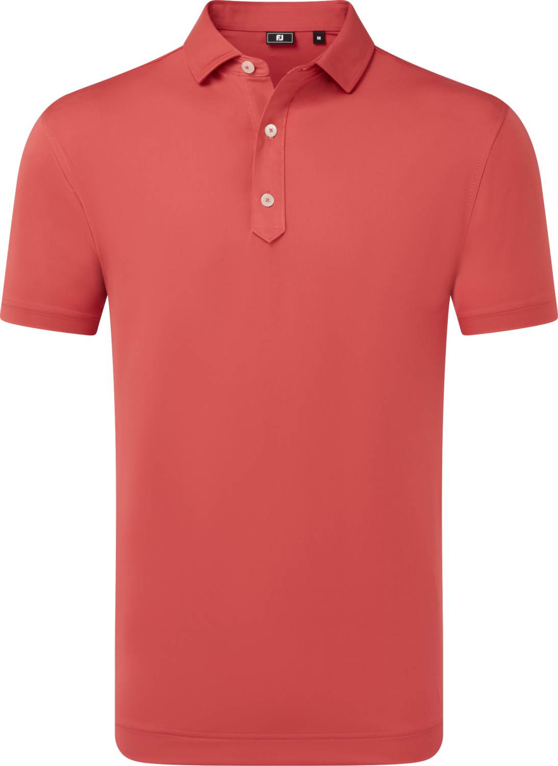 Lisle Solid Herre Poloshirt   Nantucket Red   Str. L fra Footjoy
