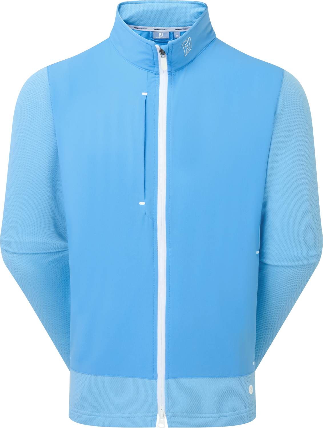 Tempo Hybrid Full Zip Herre Jakke Light Blue Str. Xx fra Footjoy