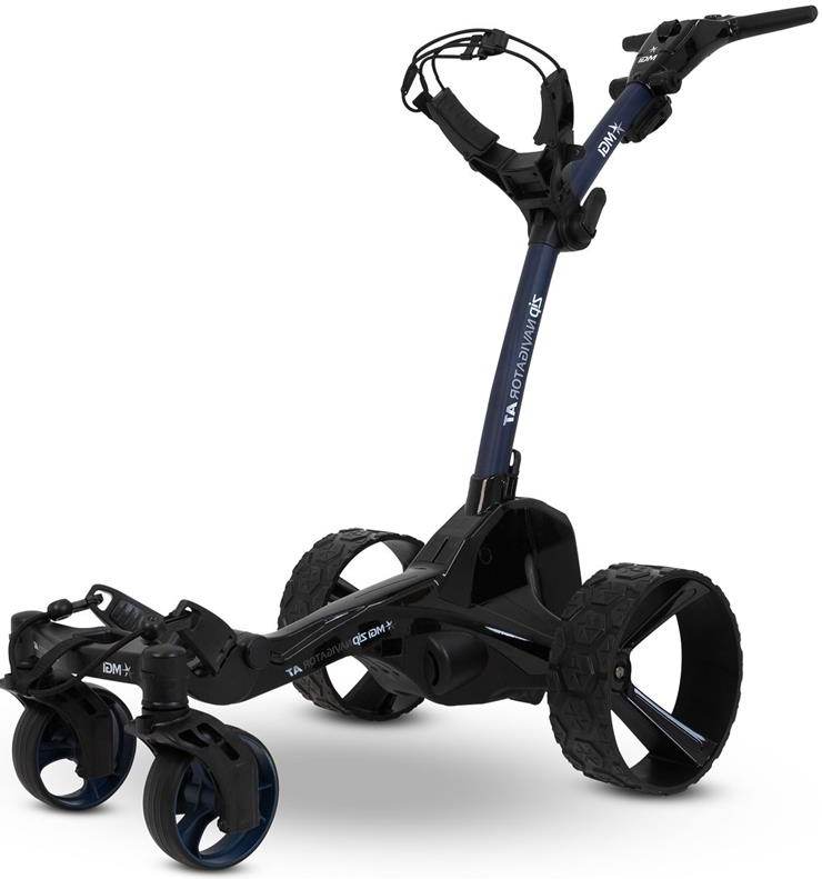 Zip X7 Navigator All Terrain (2024) Elektrisk Golfvogn Navy 299wh, 24v (27 Huller) fra Mgi
