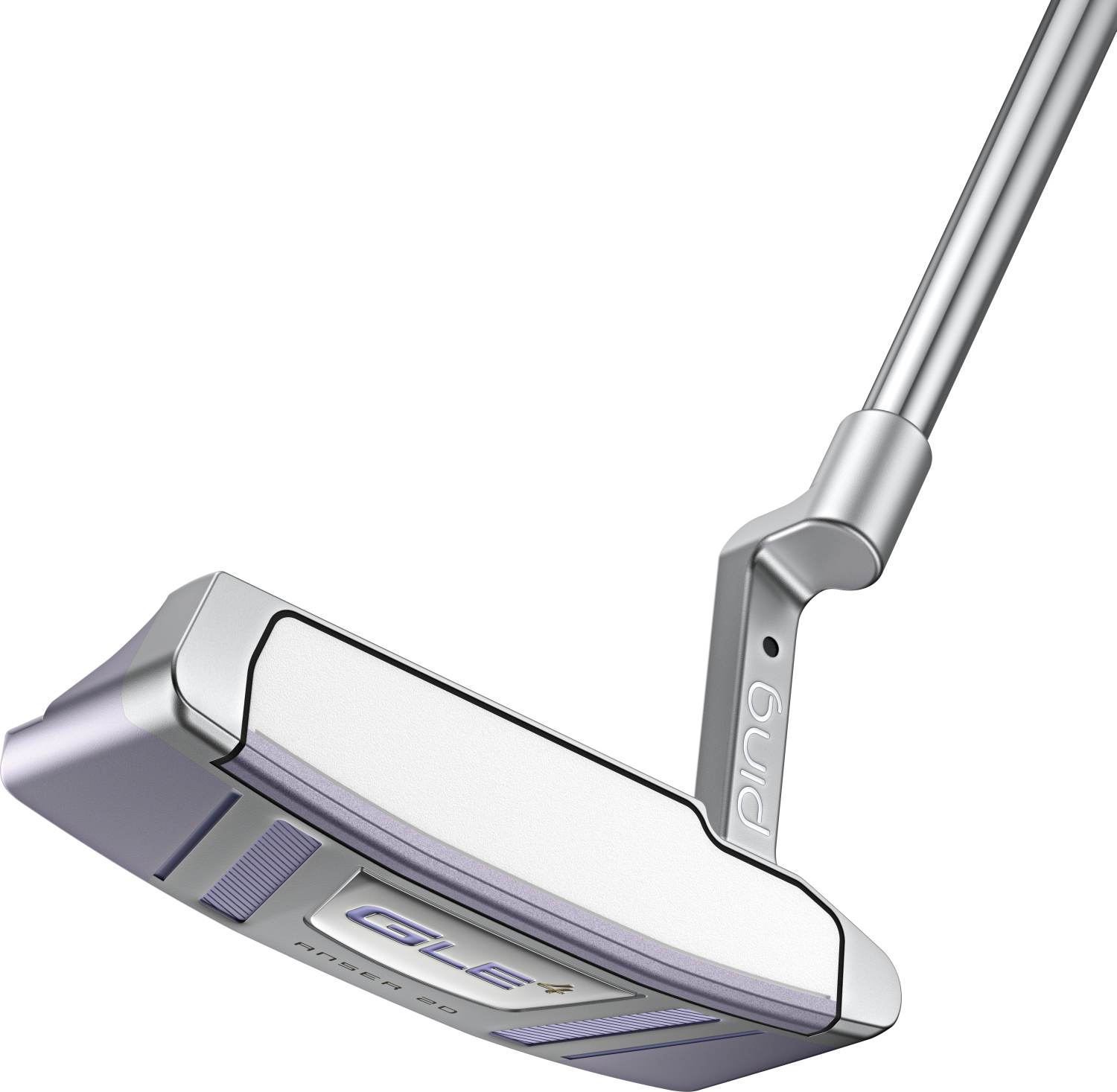 G Le4 Anser 2d Plumber Neck Dame Putter   Lilla   Højre   Str. 33"     Pp58 Tour M Lilac (2026) Standard Lyserød fra Ping