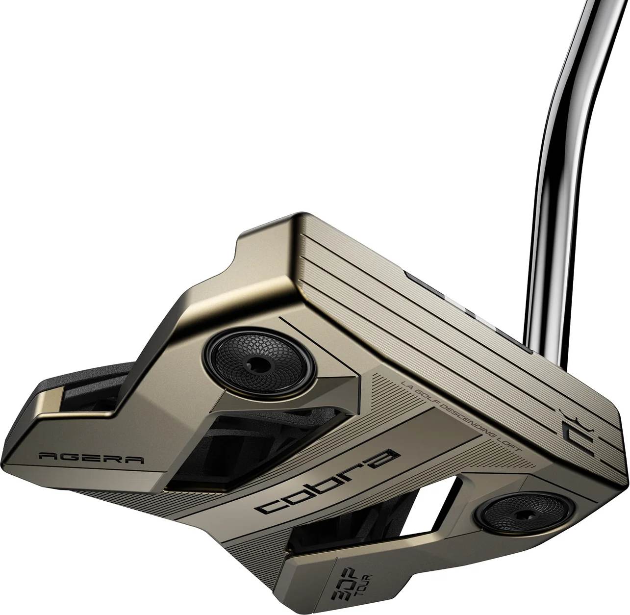 3dp Agera Single Bend Neck Putter   Gold   Venstre   Str. 34"   Super Stroke Zenergy Gt (2026) 1.0 Sort fra Cobra