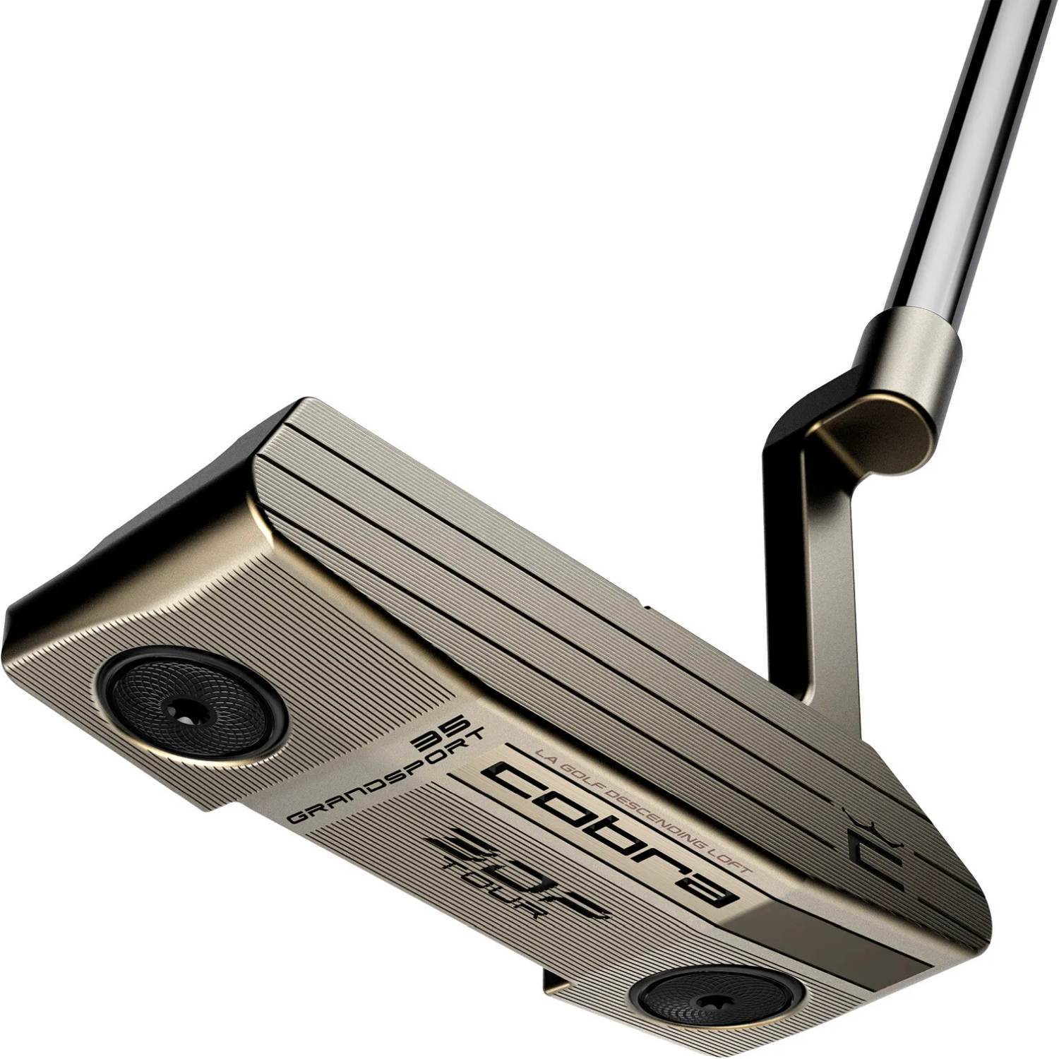 3dp Grandport 35 Plumber Neck Putter   Gold   Venstre   Str. 34"   Super Stroke Zenergy Gt (2026) 1.0 Sort fra Cobra
