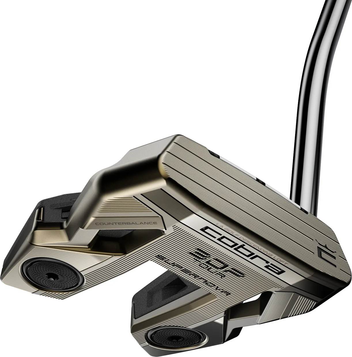 3dp Supernova Counter Balance Single Bend Neck Putter   Gold   Venstre   Str. 38"   Super Stroke Zenergy (2026) 3.0 Sort Hvid fra Cobra