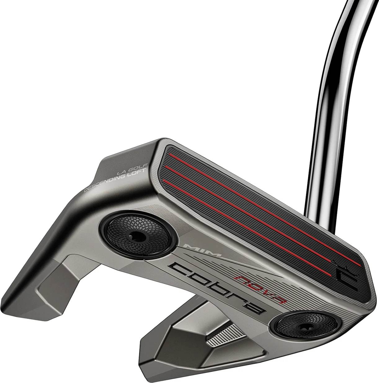 Mim Nova Single Bend Neck Putter Silver Venstre Str. 34" Super Stroke Zenergy Gt (2026) 1.0 Sort Hvid fra Cobra