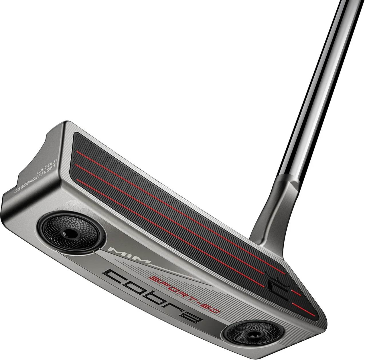 Mim Sport 60 Flow Neck Putter Silver Højre Str. 34" Super Stroke Zenergy Gt (2026) 1.0 Sort Hvid fra Cobra