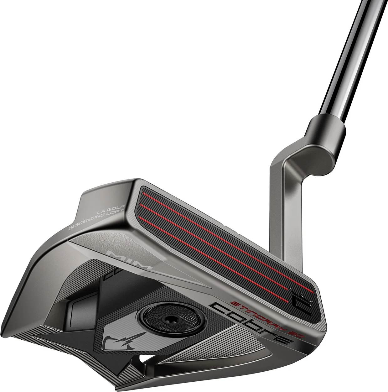 Mim Stingray 20 Plumber Neck Putter Silver Højre Str. 34" Super Stroke Zenergy Gt (2026) 1.0 Sort Hvid fra Cobra