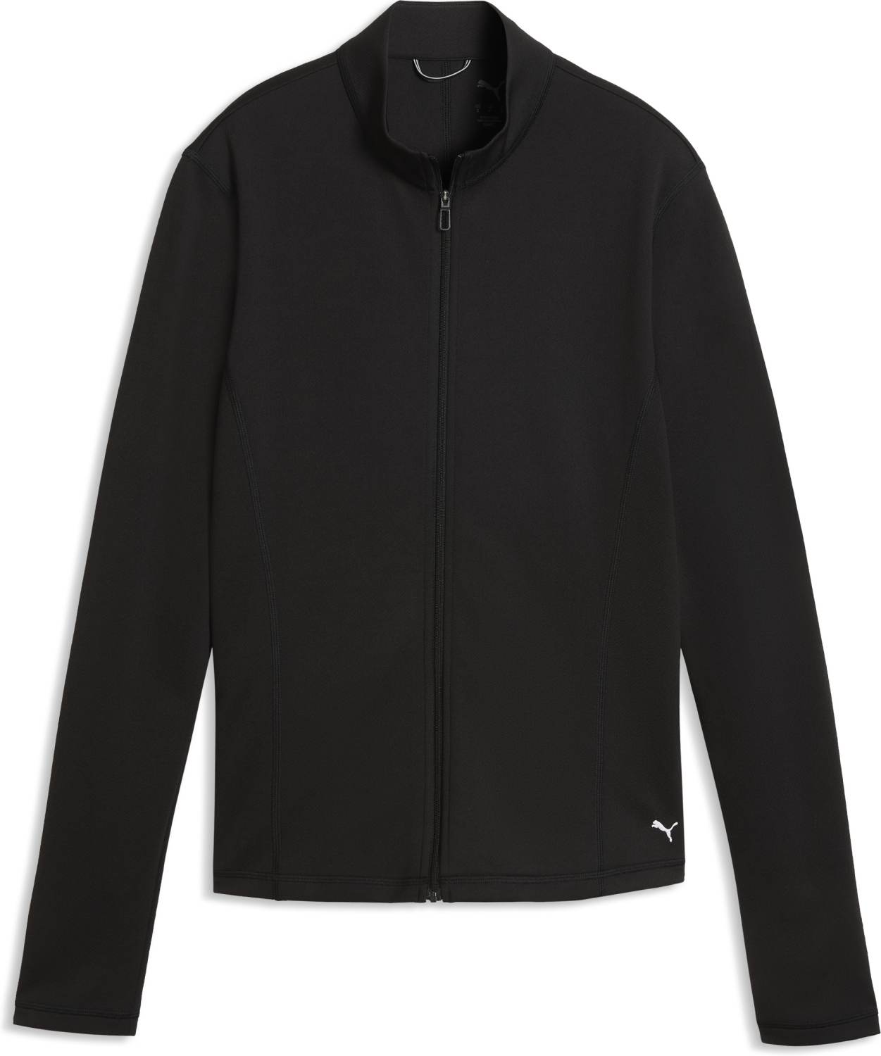 Pure Textured Fz Dame Cardigan Black Str. L fra Puma