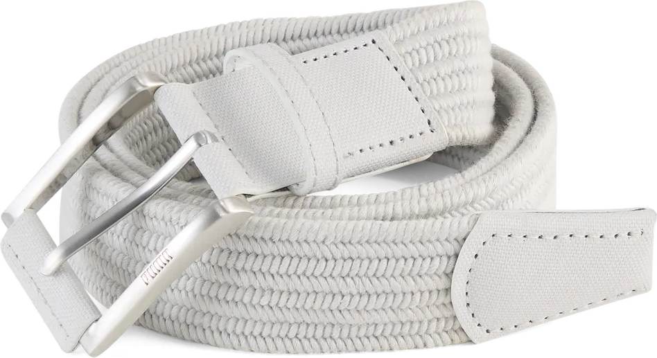 Stretch Weave Belt Herre Bælte Platino Gray Str. L fra Puma