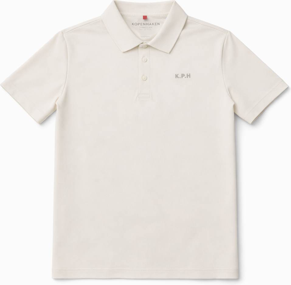 Golfy Herre Poloshirt   Ecru   Str. X fra Kopenhaken