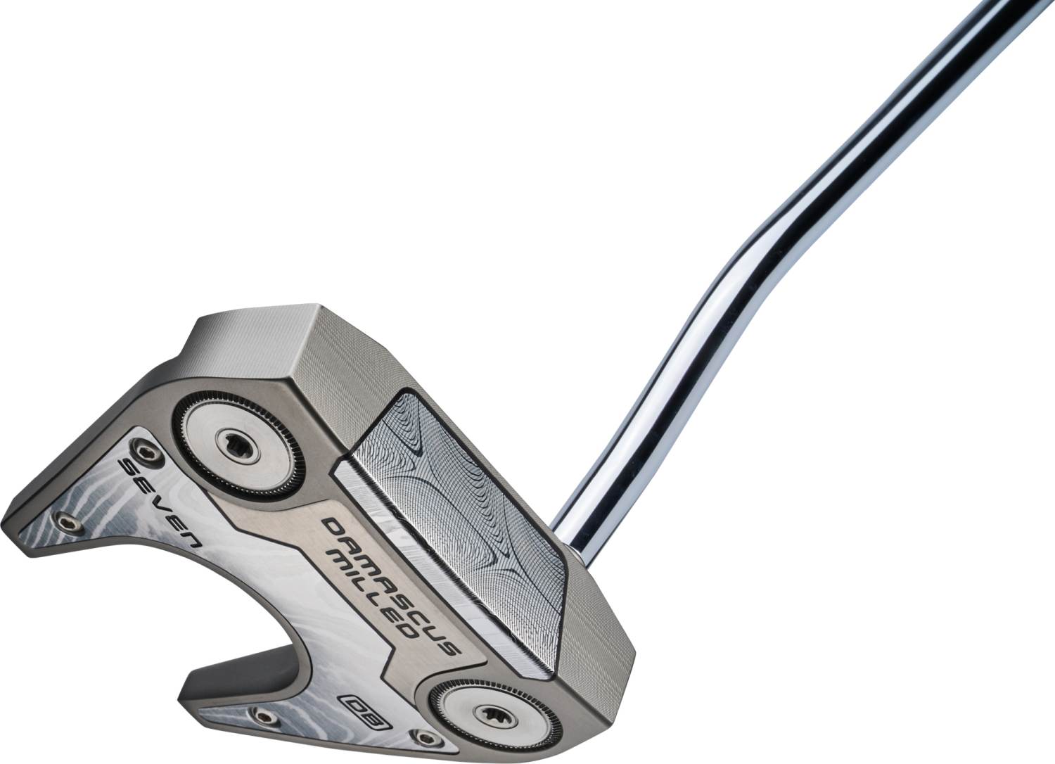 Damascus Milled Seven Double Bend Neck Putter Damascus Højre Str. 34" Tour Pistol (2026) Standard Sort fra Odyssey