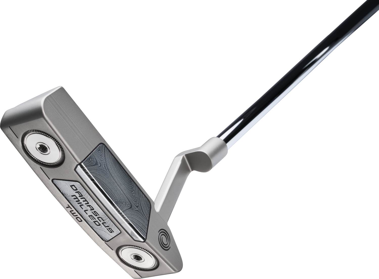 Damascus Milled Two Plumber Neck Putter Damascus Højre Str. 34" Tour Pistol (2026) Standard Sort fra Odyssey