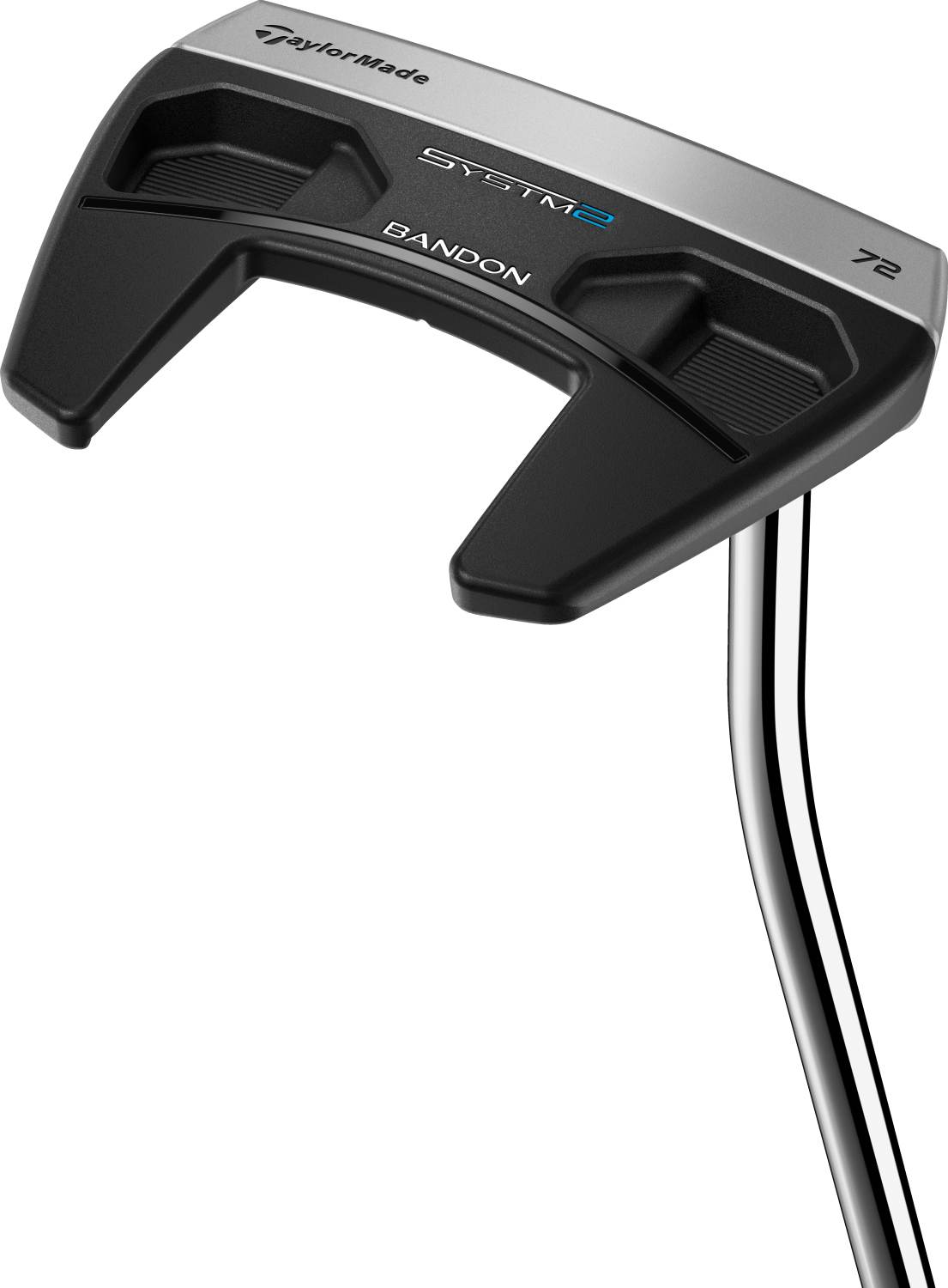 Systm2 Bandon Single Bend Single Bend Neck Putter Black Blue Chrome Højre Str. 34" Deep Etched (2026) Standard Sort Blå fra Taylormade