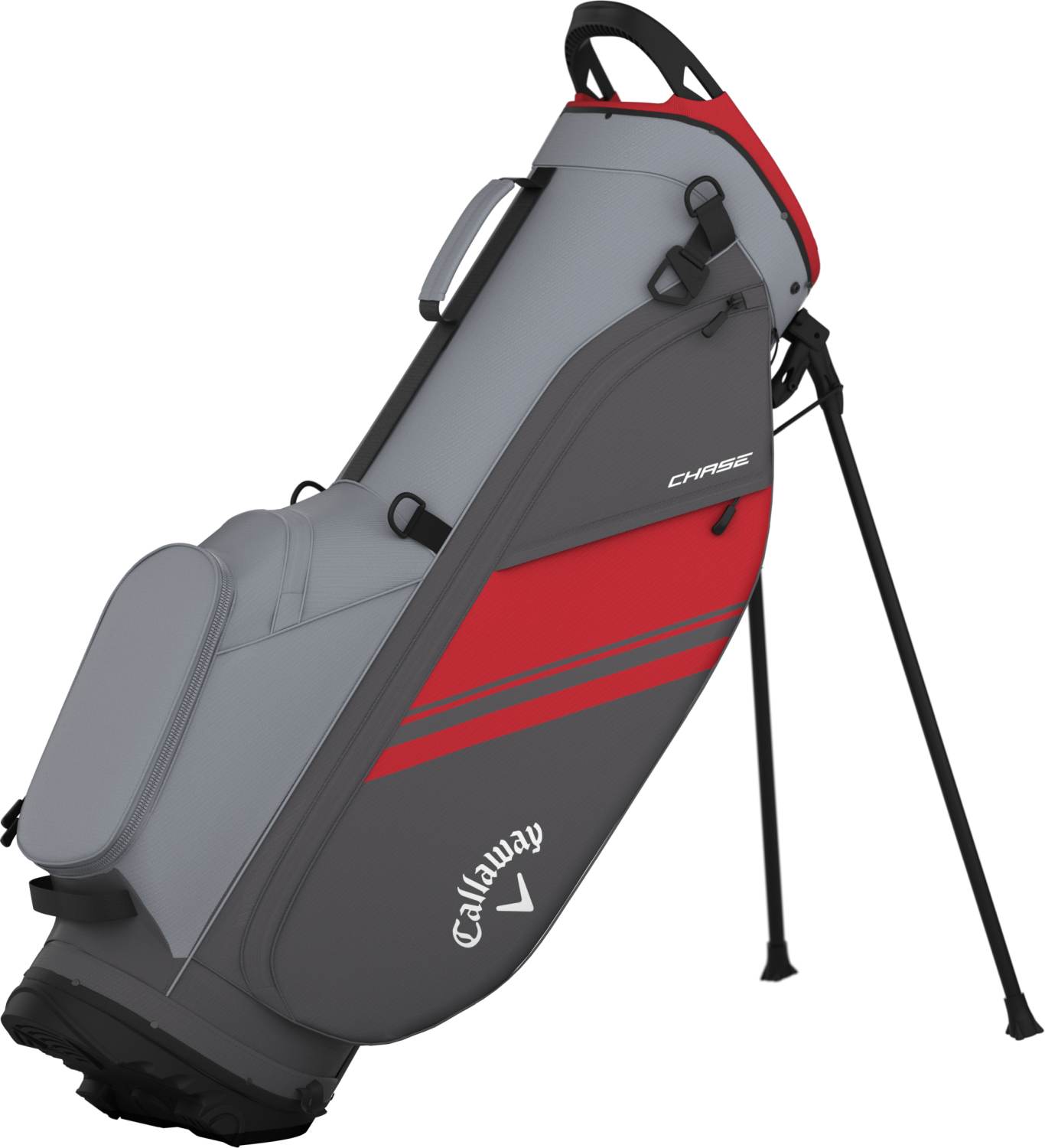 Chase (2026) Bærebag   Steel Graphite Red fra Callaway
