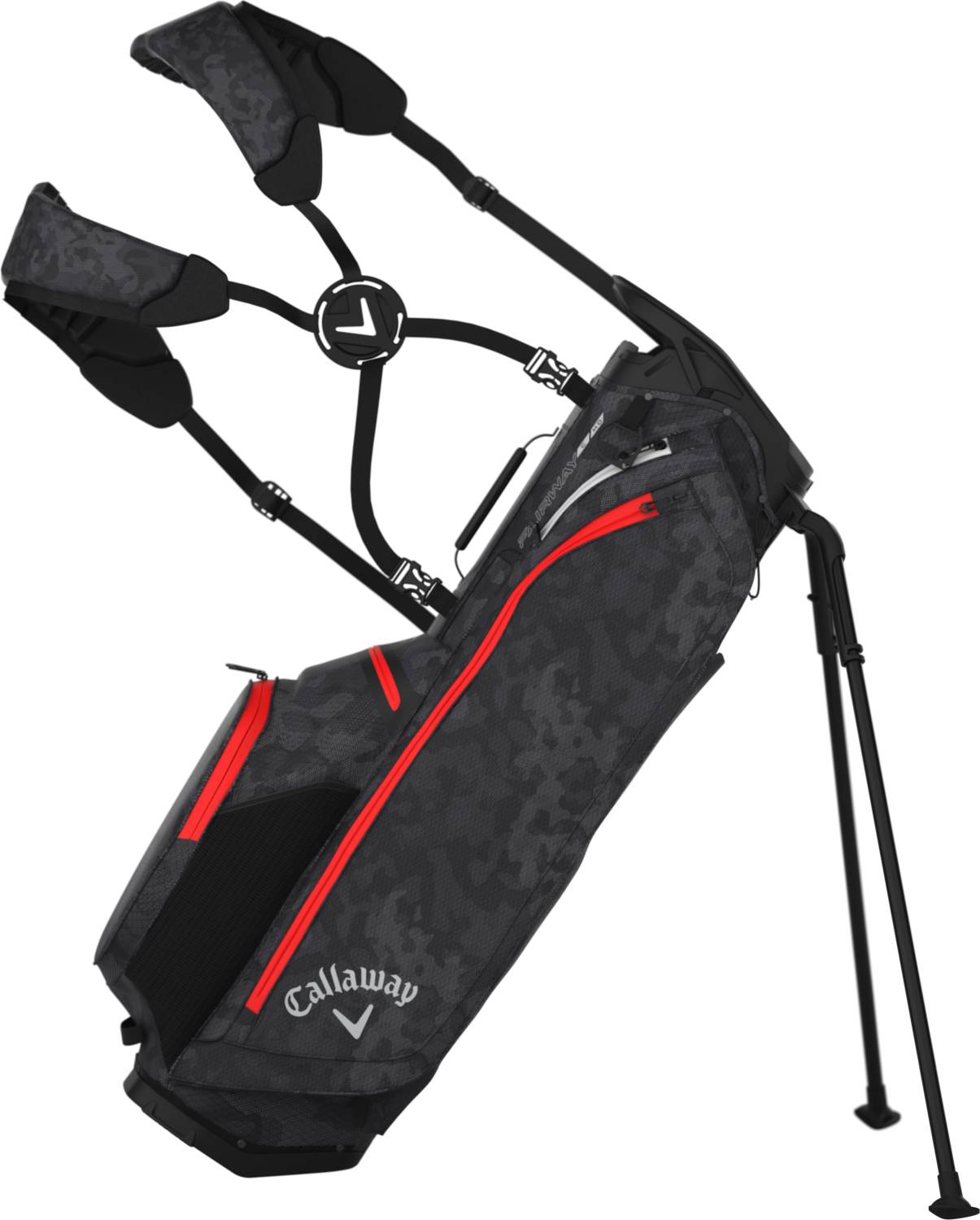 Fairway C Hd (2026) Vandtæt Bærebag   Graphite Desert Camo Red fra Callaway