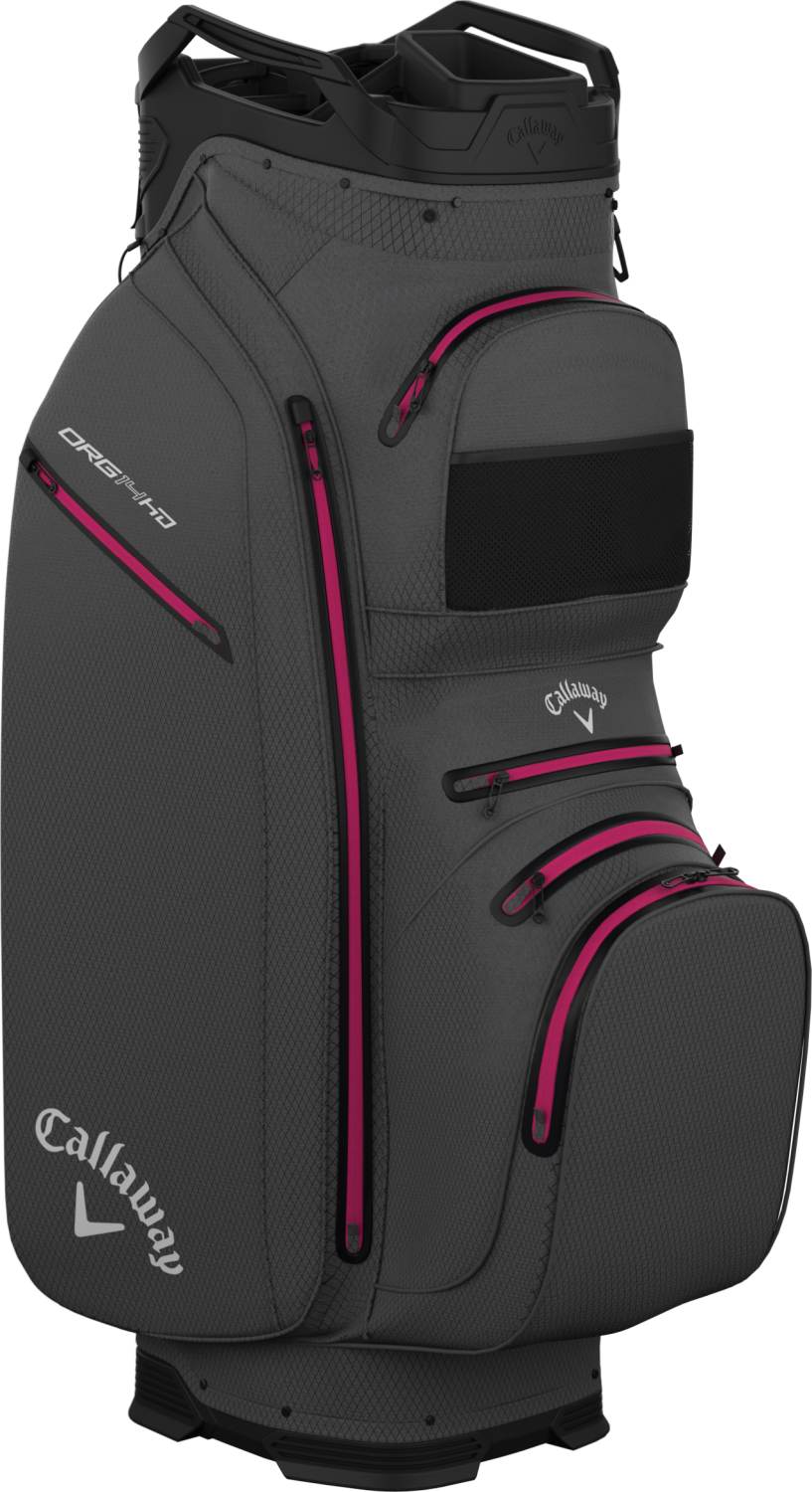 Org 14 Hd (2026) Vandtæt Vognbag Charcoal Pink fra Callaway