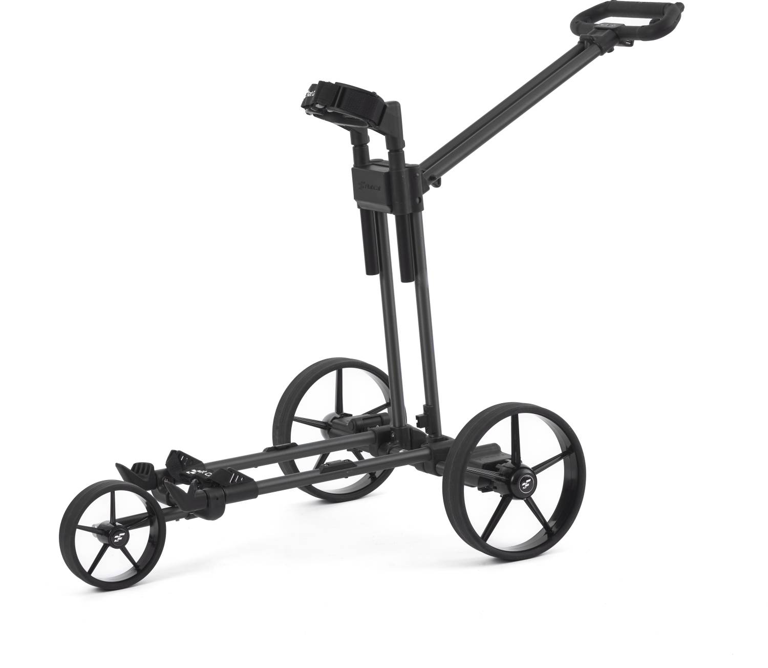 Gear Elektrisk Golfvogn   Black   36 Hullers Batteri fra Flat Cat