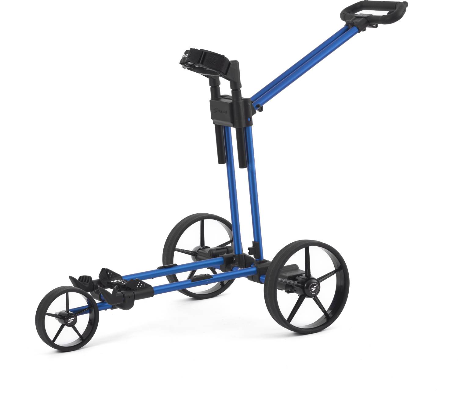 Gear Elektrisk Golfvogn   Blue   36 Hullers Batteri fra Flat Cat