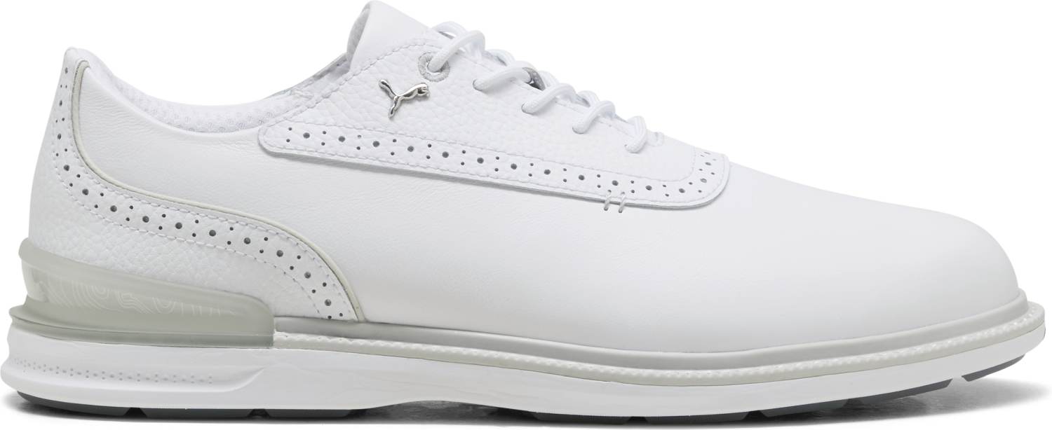 Avant 2.0 Vandtætte Herre Golfsko Uden Spikes White Ash Gray Slate Sky Str. 44 1 2 Normal fra Puma