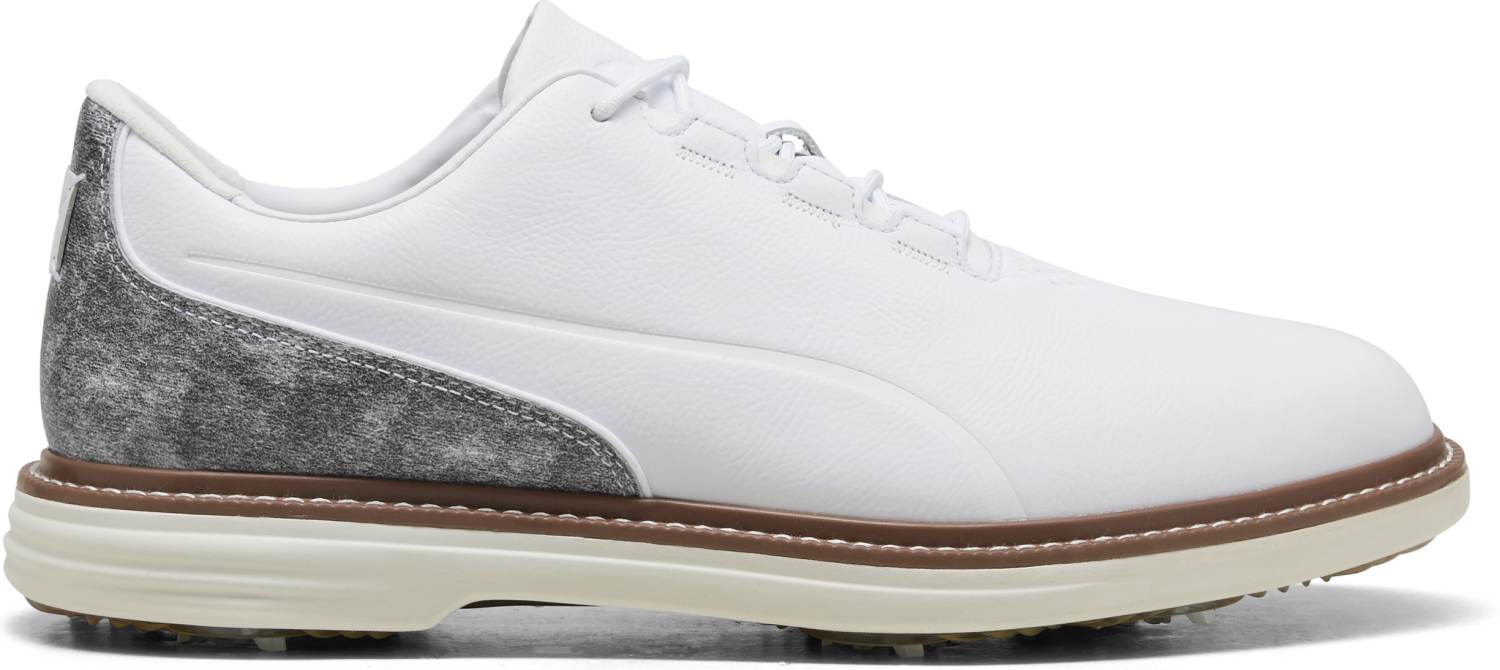 Avant Tour Vandtætte Herre Golfsko Med Spikes White Brown Mushroom Str. 44 1 2 Normal fra Puma