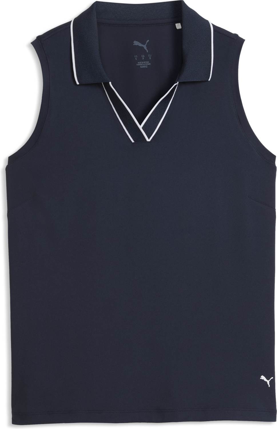 Cloudspun Ess Sl Dame Poloshirt Uden ærmer Deep Navy Str. L fra Puma