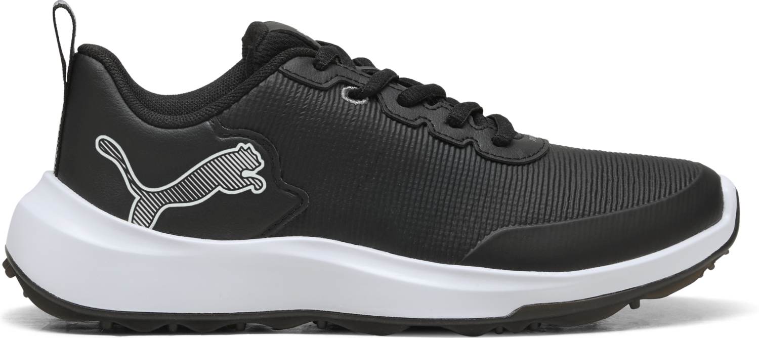Gruve Sport Vandtætte Drenge Golfsko Uden Spikes     Black   White   Str. 33 Normal fra Puma