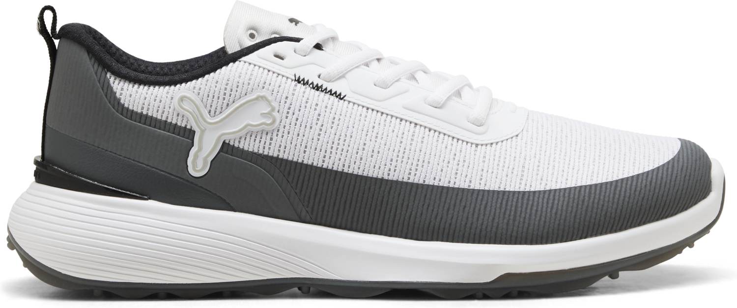 Gruve Sport Vandtætte Herre Golfsko Uden Spikes White Ash Gray Str. 44 1 2 Normal fra Puma