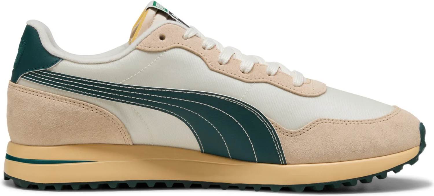 Helsinki G Golfsko Uden Spikes Frosted Ivory Green Terrain Light Straw Str. 40 Normal fra Puma