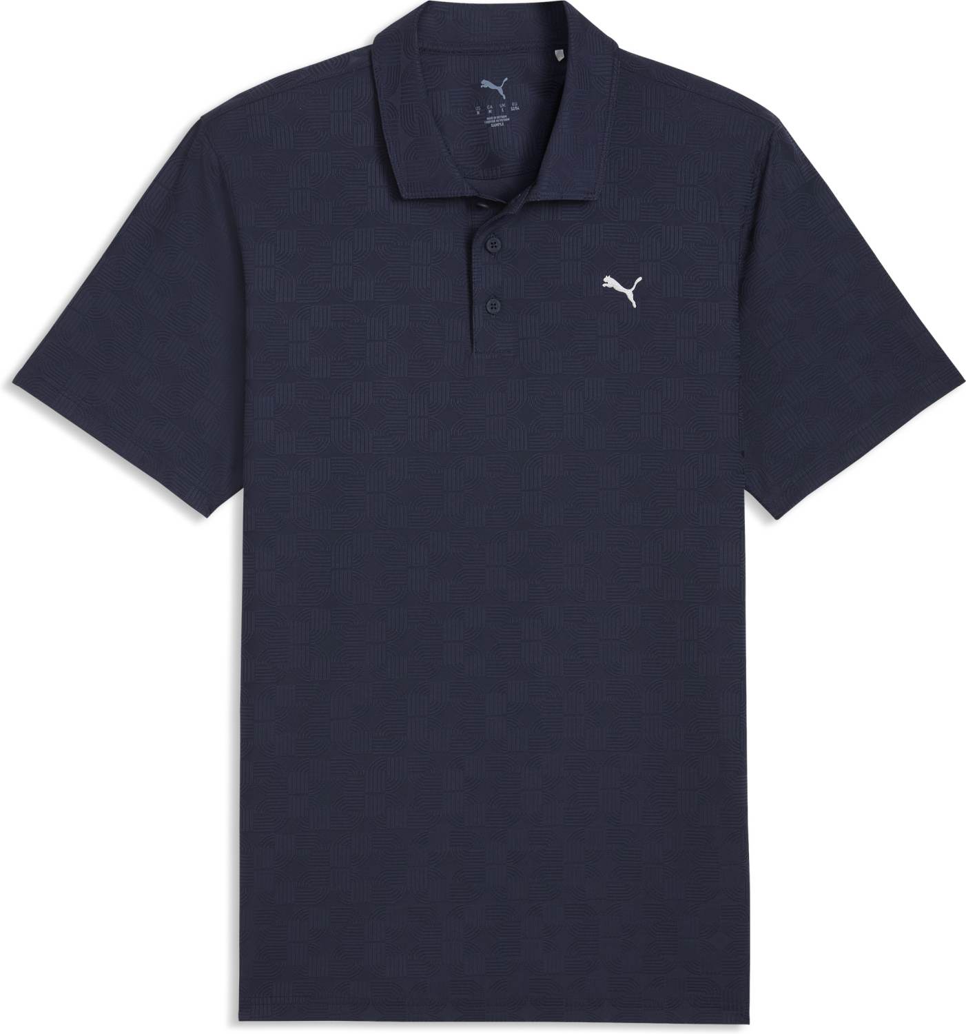 Mattr Deco Jacquard Lc Herre Poloshirt Deep Navy Str. Xx fra Puma
