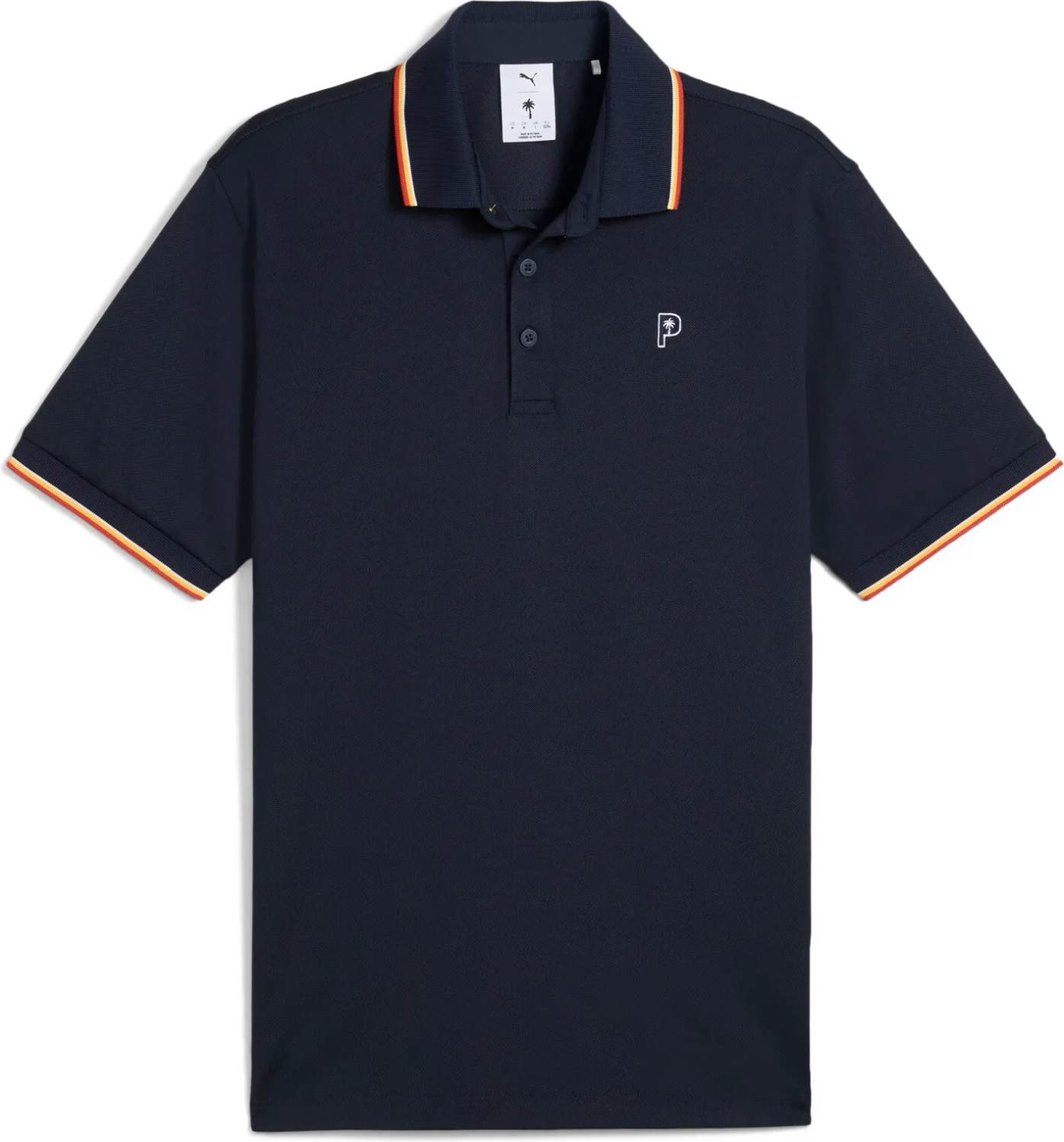 Ptc Tipped Herre Poloshirt Deep Navy Str. M fra Puma