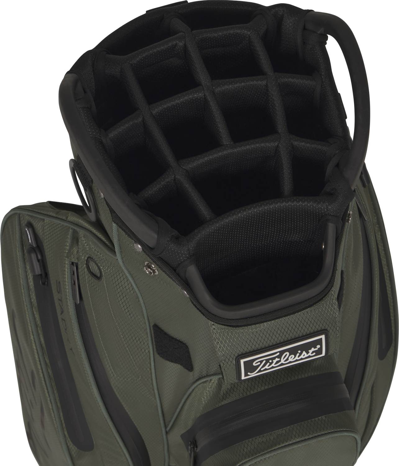 Cart 14 Stadry Vandtæt Vognbag   Cypress Black Black fra Titleist