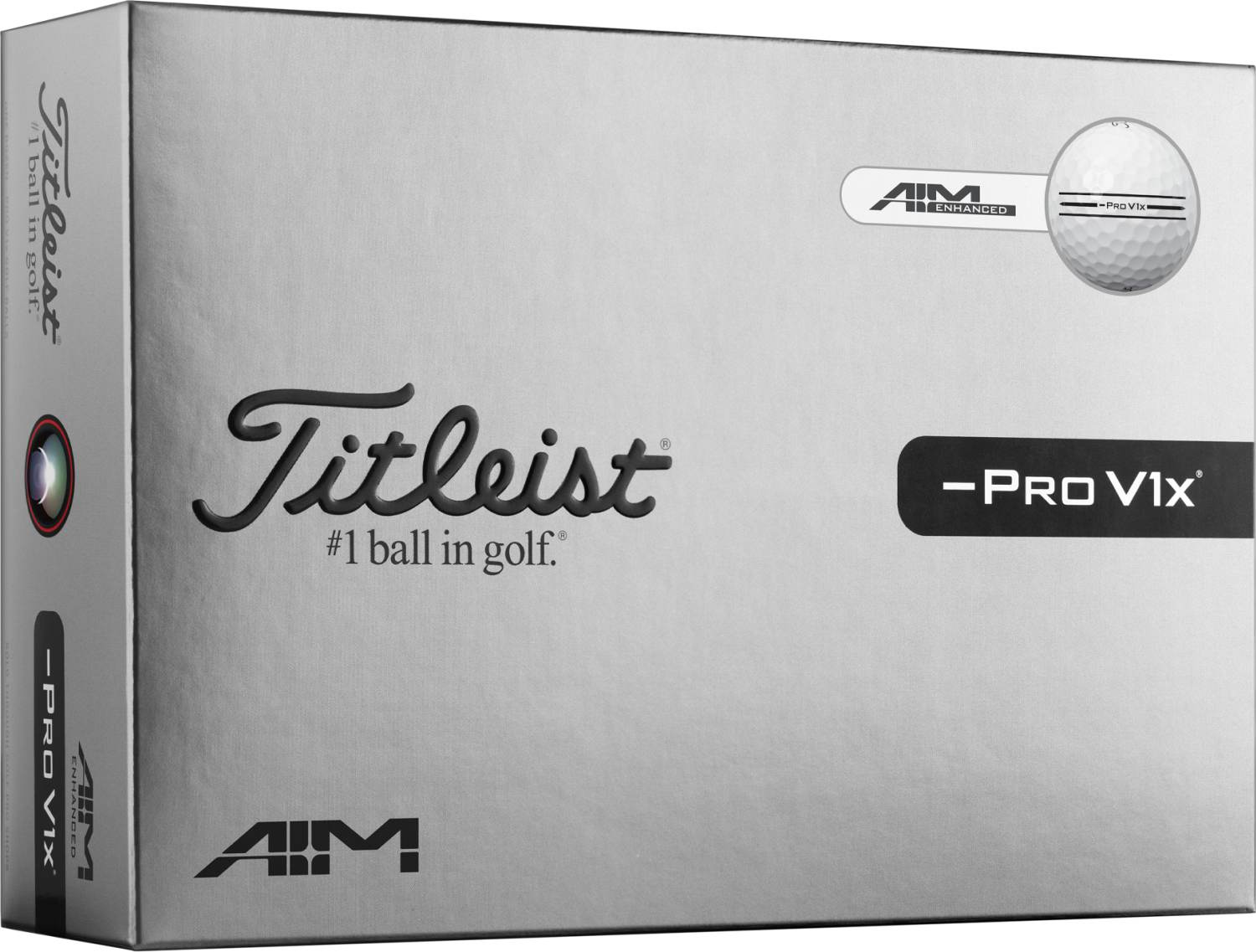 Pro V1x Left Dash Enhanced Alignment (2026) Golfbolde White fra Titleist