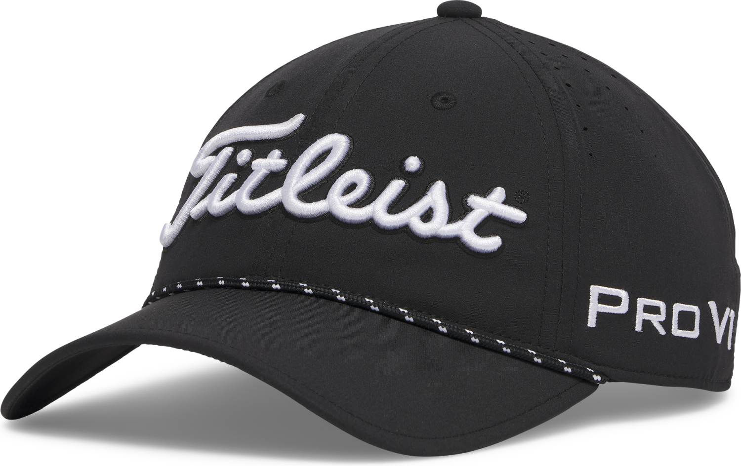 Tour Breezer (2026) Kasket Black White Str. Justerbar fra Titleist