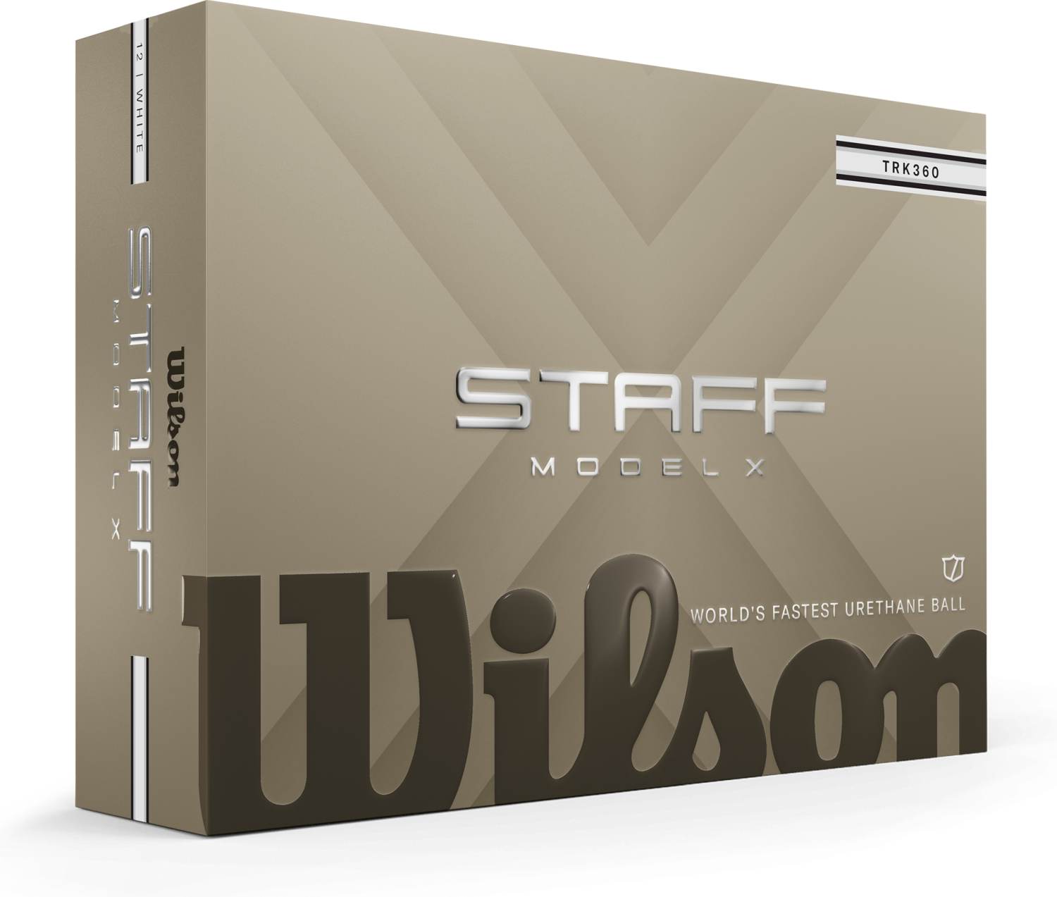 Staff Model X Trk 360 Golfbolde White fra Wilson
