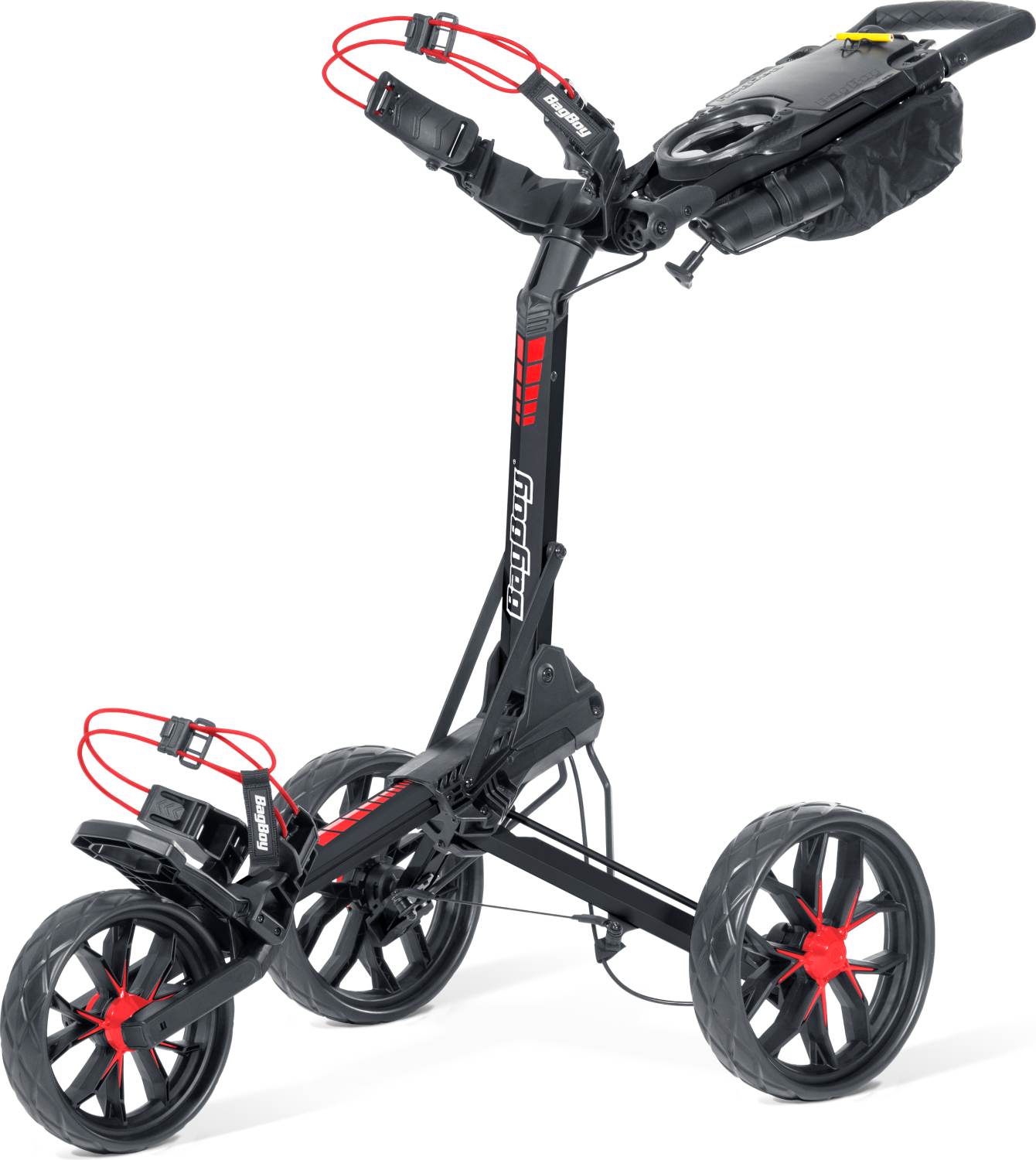 Slimfold Golfvogn Black Red fra Bagboy