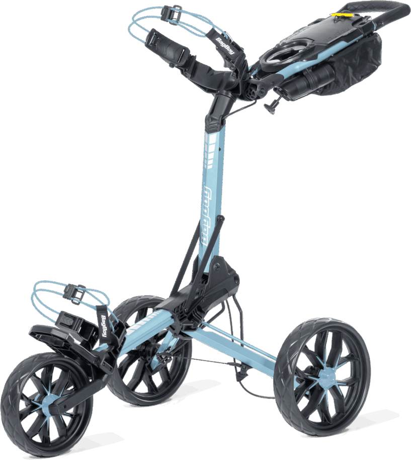 Slimfold Golfvogn Ice Blue White fra Bagboy