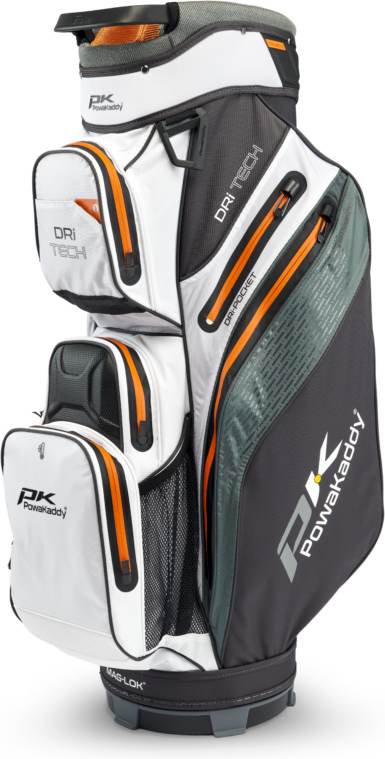 Dri Tech Vandtæt Vognbag Grey White fra Powakaddy