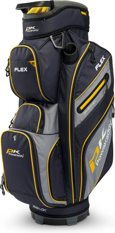 Flex Vognbag Grey Yellow fra Powakaddy